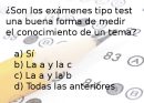 Trucos para los exámenes tipo test