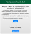 Test Oposición Guardia Civil