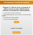 Test Constitución Española Gratis | Más de 5.000 Preguntas Tipo Test (2026) Test Constitución Española