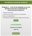 Test Estatuto de Autonomía de Andalucía