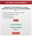 Test Estatuto Autonomía Comunidad de Madrid